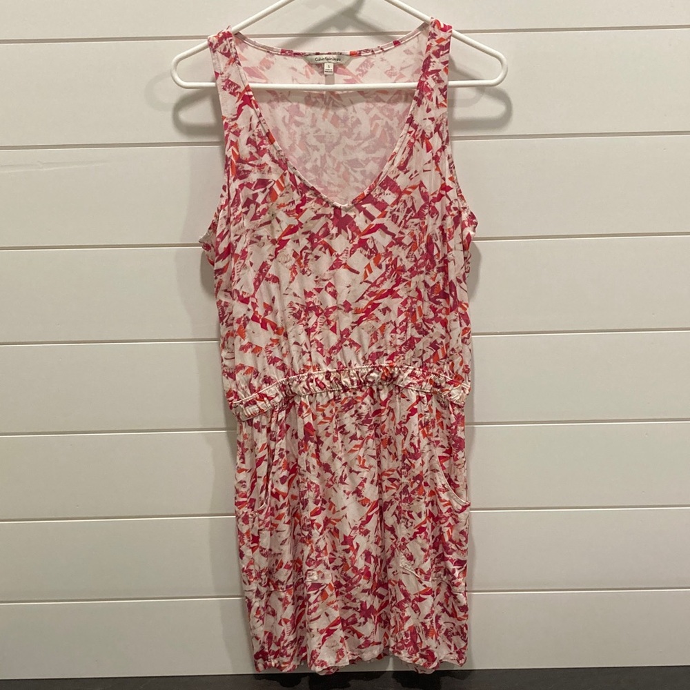 Calvin Klein Jeans Pink and Red Dress